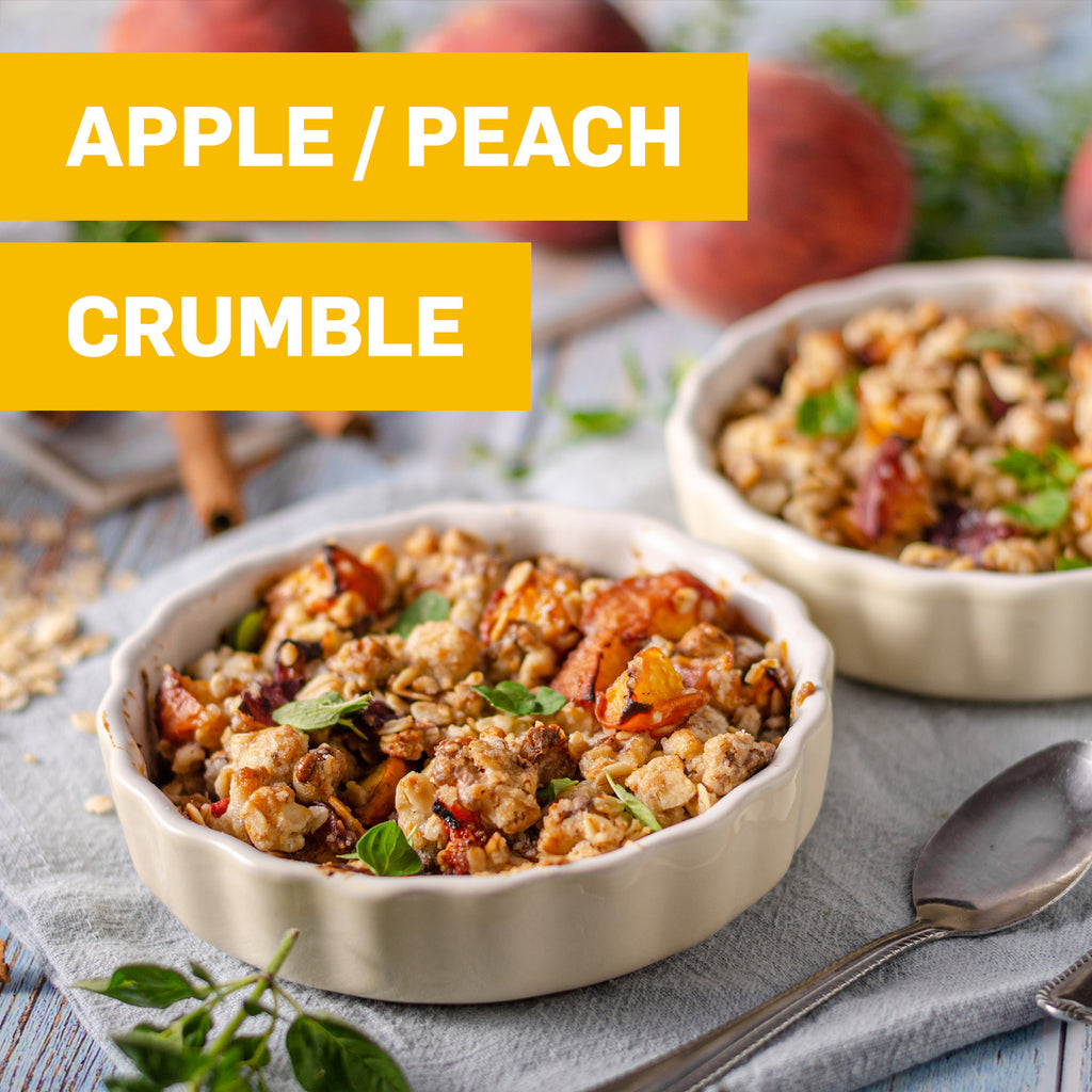 Ruvi's Peach or Apple Crumble (your choice!)